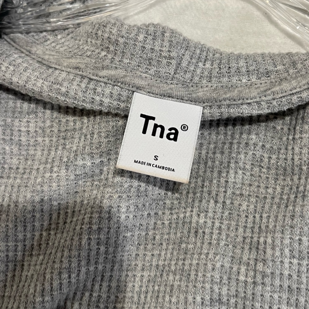 TNA Gray Zip-Up Hoodie - Picture 4 of 4